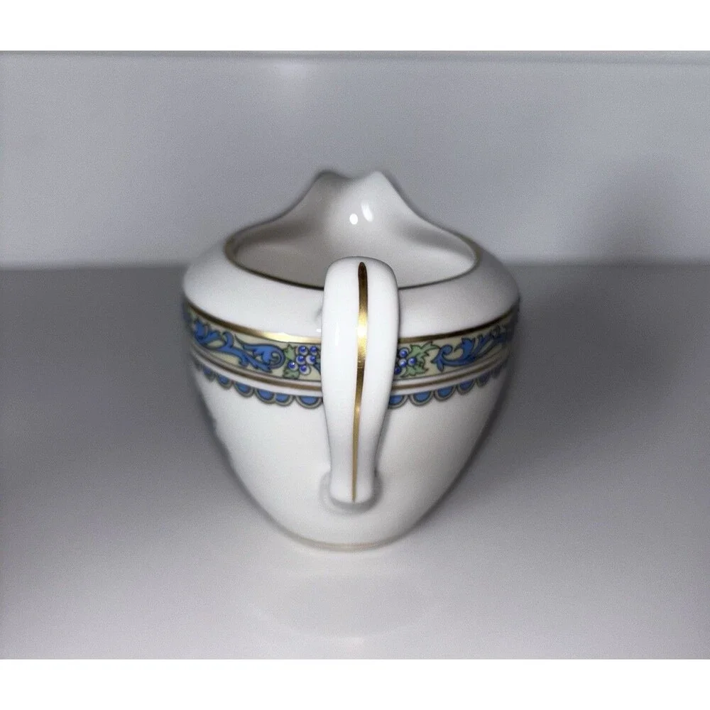 Lenox Autumn Collection Fine Bone China Creamer & Sugar Bowl W/Lid